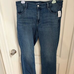 Old Navy women jeans mid rise wow boot cut 16 tall